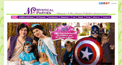 Desktop Screenshot of mysticalparties.net