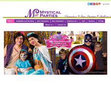 Tablet Screenshot of mysticalparties.net